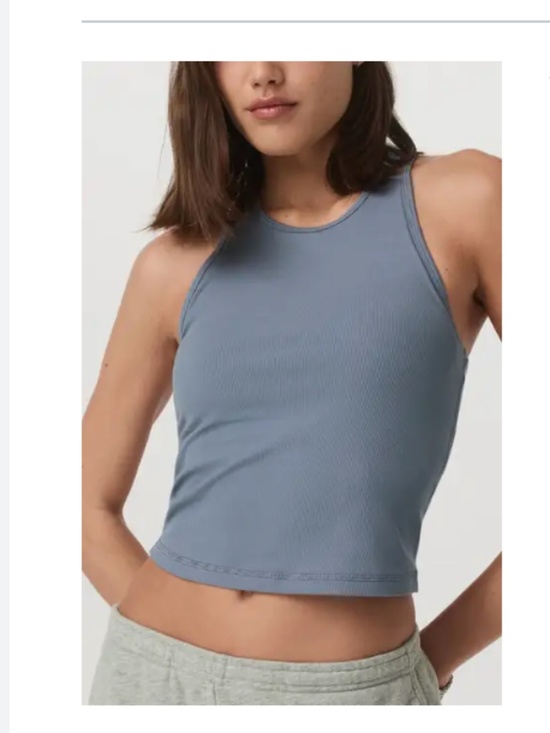 Vuori Tops - Vuori Pose Plyo Tank without soft cups, Size: Small, Color Slate Blue